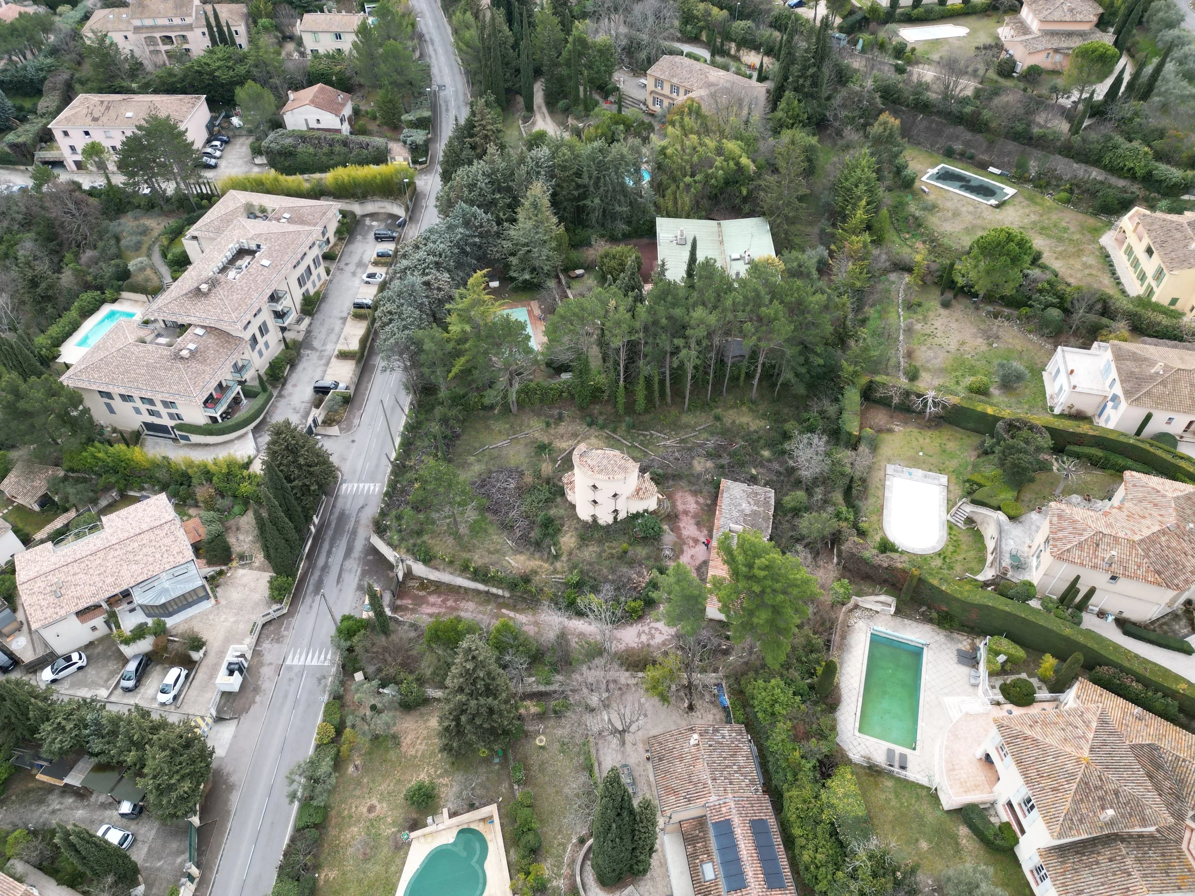 Vue drone Nord quartier